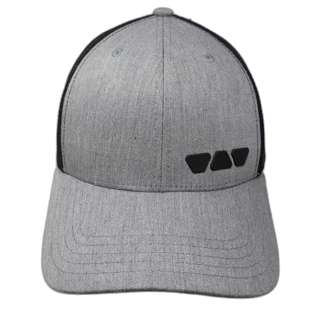 Infinity Headwear Trucker Hat Gray Black OSFM Snapback Schluter Systems Logo